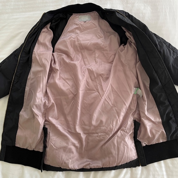 RARE Teenie Weenie Bear Katherine Long Quilted Varsity Parka Korea - Picture 8 of 10